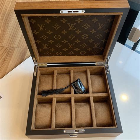 louis vuitton watch case for sale|louis vuitton watch holder.